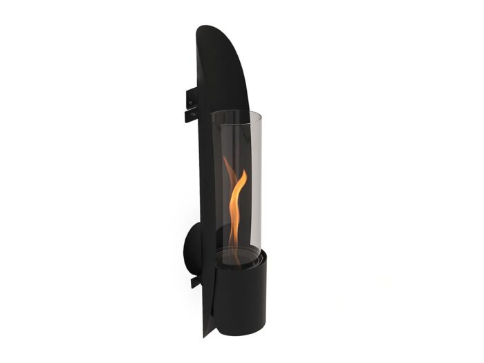 Tenderflame Cycloflame wandhaard 16,5×16,5x81cm Laagste prijsgarantie! – Zwart