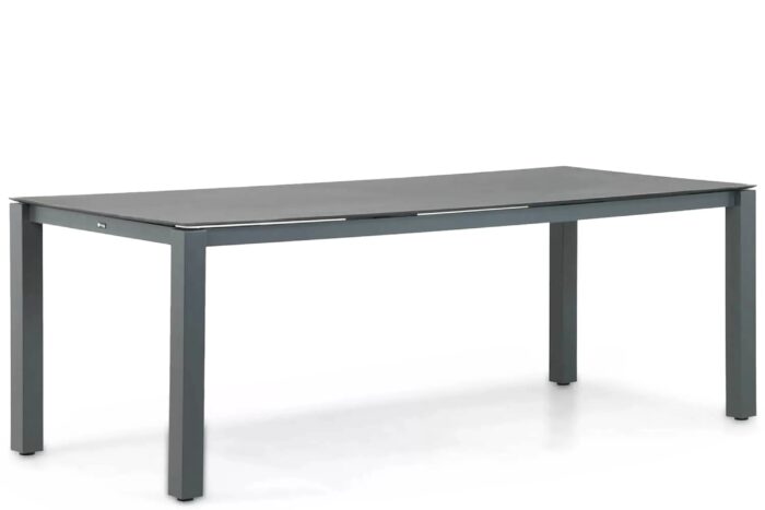 Santika Furniture Yoko dining tuintafel 220 x 90 cm – Grijs-antraciet
