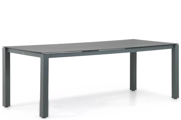 Santika Furniture Yoko dining tuintafel 220 x 90 cm - Grijs-antraciet