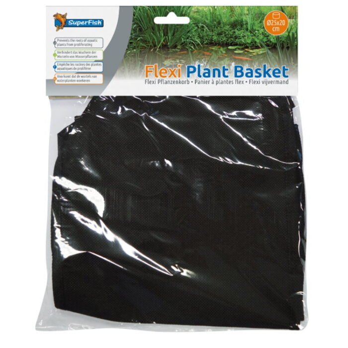Superfish Flexi plant basket dia. 25×20 cm – zwart
