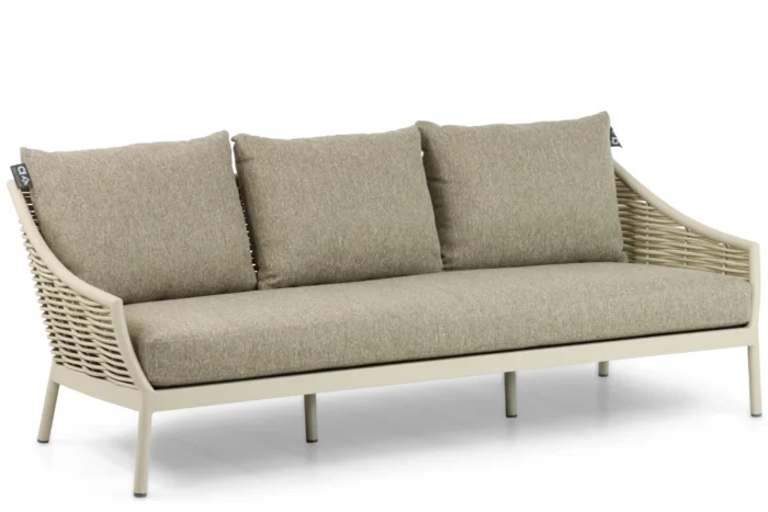 Apple Bee Milou 3-zits loungebank 203 cm - Transparant
