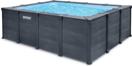 Intex Graphite gray panel pool set 4m x 3m x 1,24m I