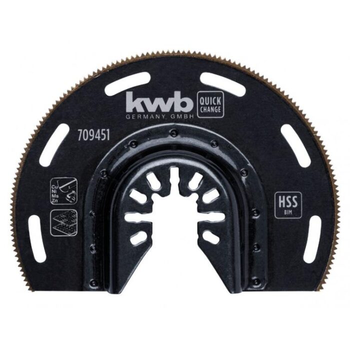 Kwb Hss invalzaagbl. halfr. 87 mm