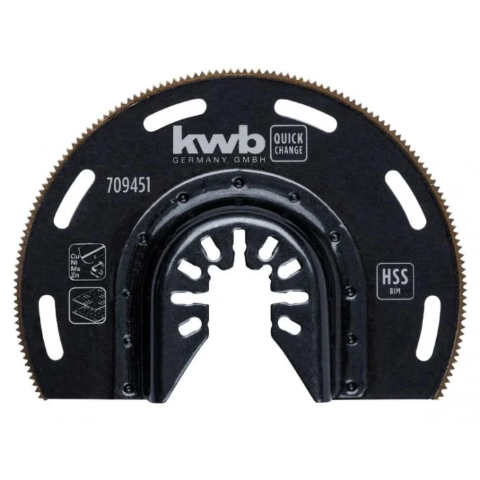 Kwb Hss invalzaagbl. halfr. 87 mm