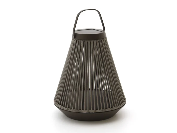 SUNS Eden L lantaarn solar ø 55,5cm (h: 81,4cm) - Taupe