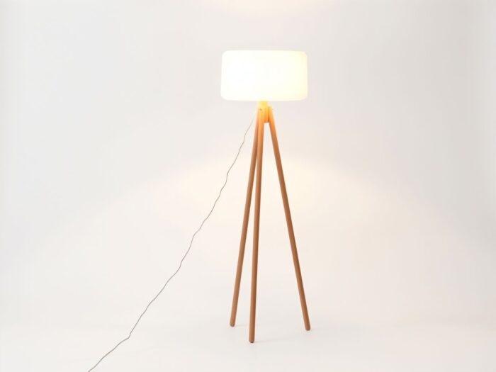 New Garden Chloe staande buitenlamp led dimbaar met kabel ø 43cm (h: 140cm) Laagste prijsgarantie! – Wit