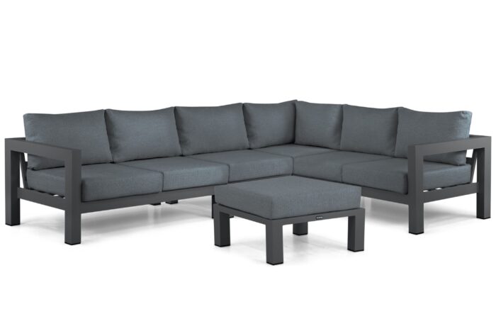 Lifestyle Garden Furniture Luca hoek loungeset 5-delig – Grijs-antraciet