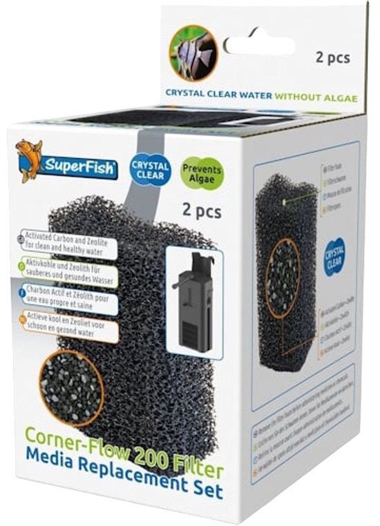 Superfish Corner filter 200 media vervang set