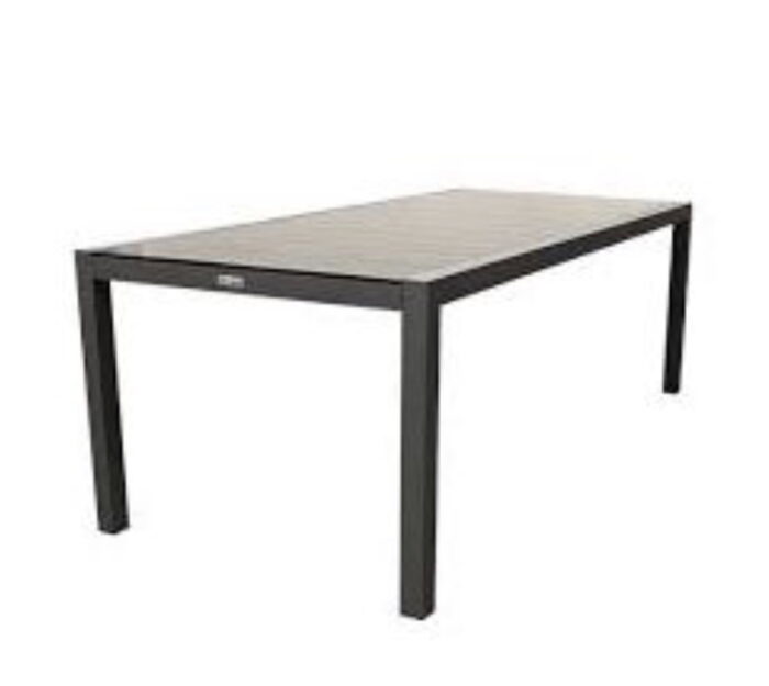 Own Tomasso Tuintafel 210x100x75 cm – grijs;zwart