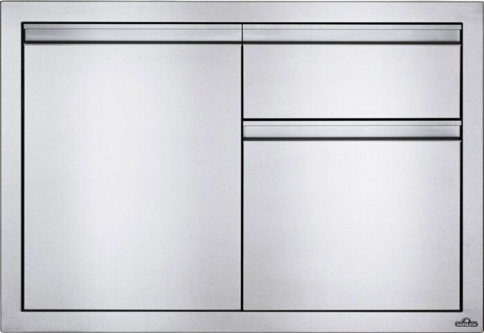 Napoleon grills Inbouwdeur en dubbele laden combinatie klein (100×71 cm) Napoleon Grill