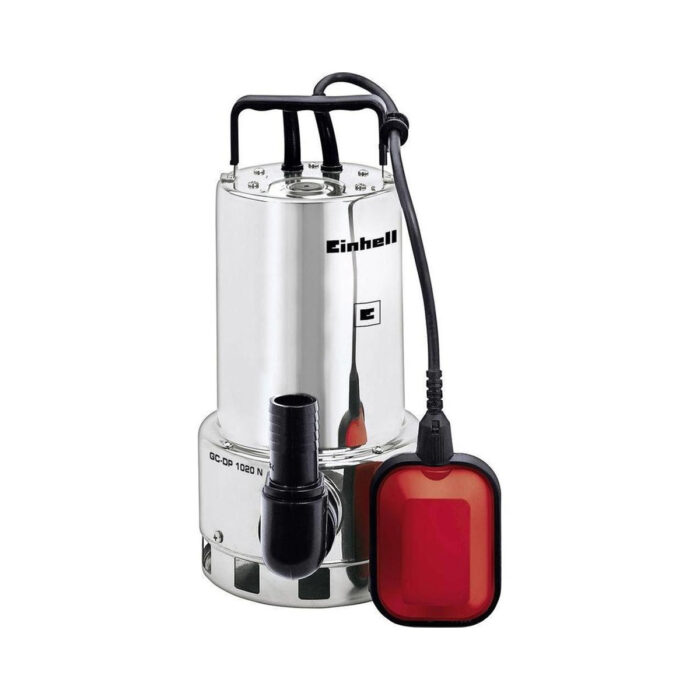 Einhell GC-DP 1020 N Vuilwaterpomp – Rood / zwart / RVS