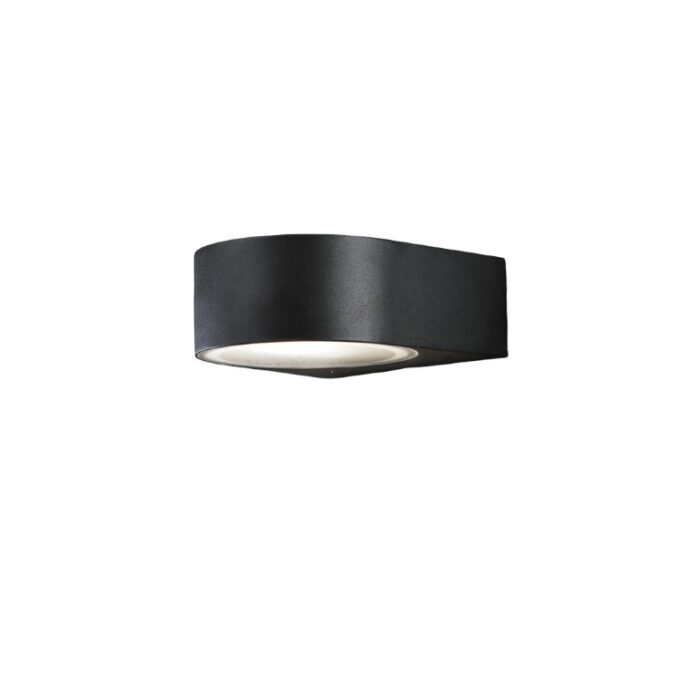 Konstsmide Wandlamp teramo e27 17x7cm matzwart