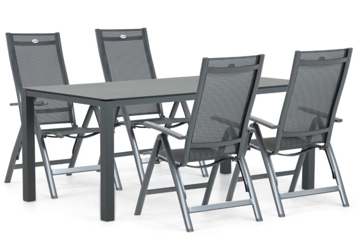 Hartman Royal Club/Mateo 180 cm dining tuinset 5-delig – Grijs-antraciet
