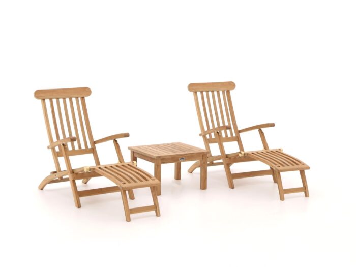 Sunyard Furniture Country/Wales 60cm deckchair set 3-delig – Bruin