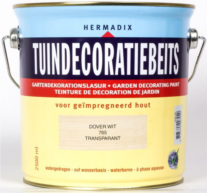Hermadix Tuindecoratiebeits 765 dover wit 2500 ml