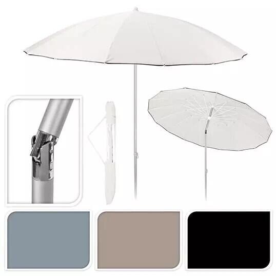 Nampook Stok Parasol Shanghai Basic dia. 240 cm Assorti – multi