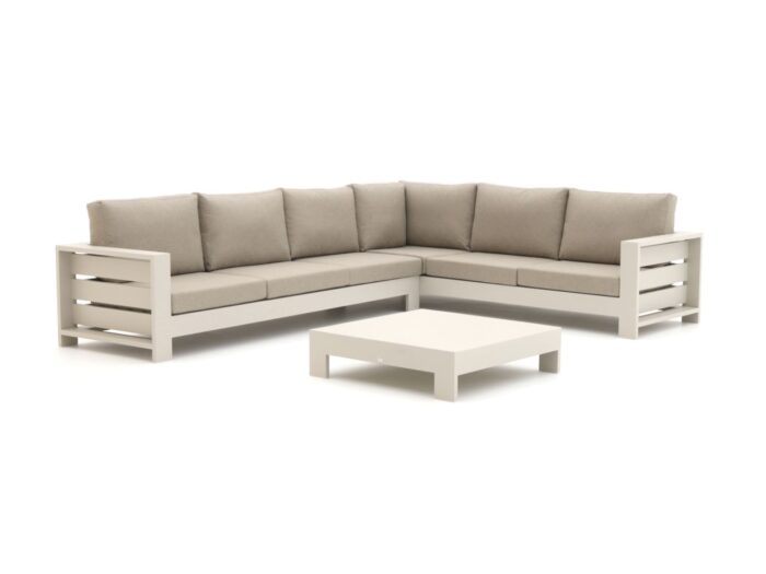 Bellagio tuinmeubelen Avolo hoek loungeset 3-delig rechts – Taupe