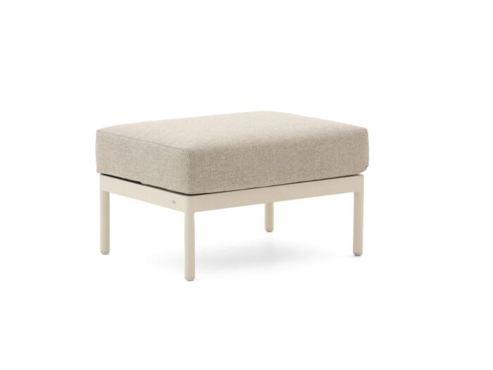 Apple Bee Condor lounge voetenbank 52x68x42cm – Wit