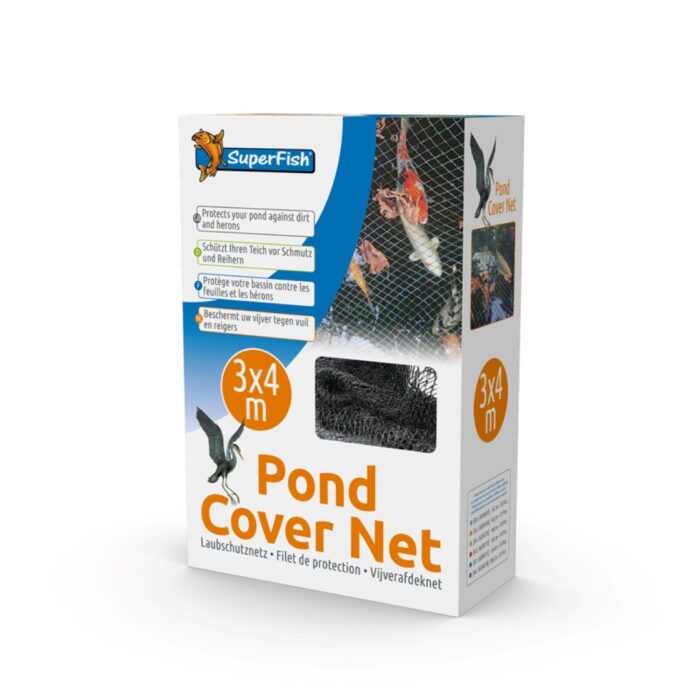 Superfish Vijverafdeknet 3 X 4 M 10 Pinnen vijver