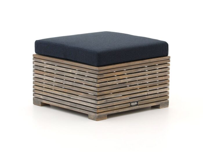 ROUGH Furniture ROUGH-C lounge voetenbank 60x60cm Laagste prijsgarantie! – Bruin