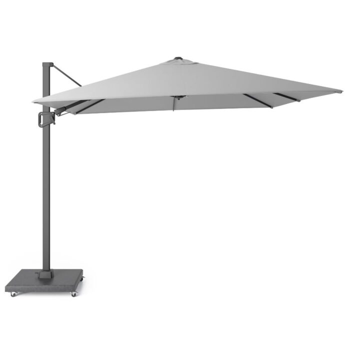 LUX outdoor living Milano T² zweefparasol | 300x300cm | Light Grey