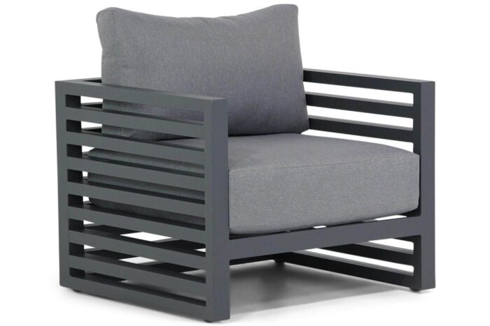 Santika Furniture Jaya lounge tuinstoel – Grijs-antraciet