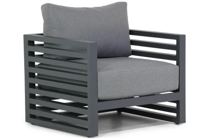 Santika Furniture Jaya lounge tuinstoel - Grijs-antraciet