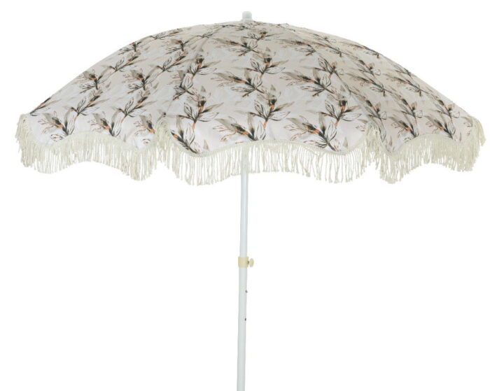 Decoris Stokparasol polyester dia180-H200cm cream