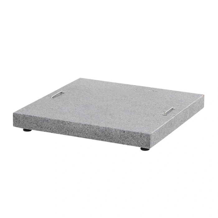 4so Granieten zweefparasolvoet Flamed Finish 125 kg enkel geschikt voor zweefparasols van