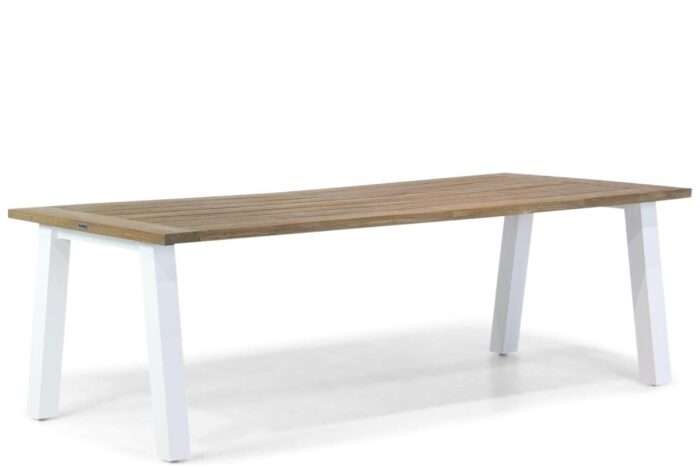 Lifestyle Garden Furniture Glasgow dining tuintafel 240 x 100 cm – Wit