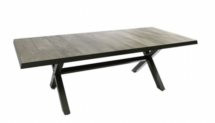 Own Malatya Tuintafel 220×100 cm Grey tuinmeubel – grijs