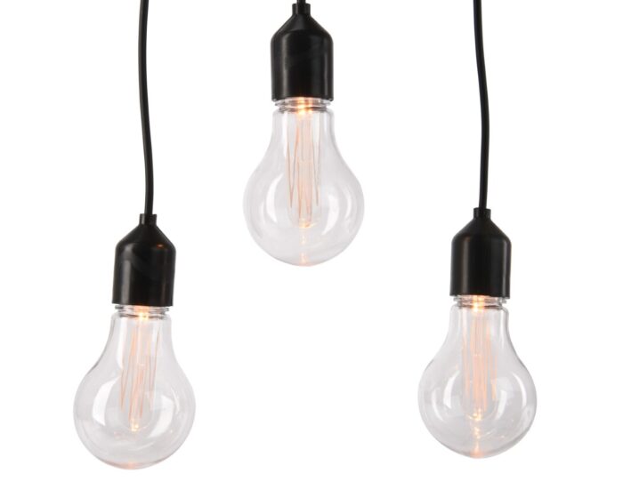 Ksd Partylight big bulb start buit 950 cm 20L zwart/klassiek warm Kerst – tweekleurig
