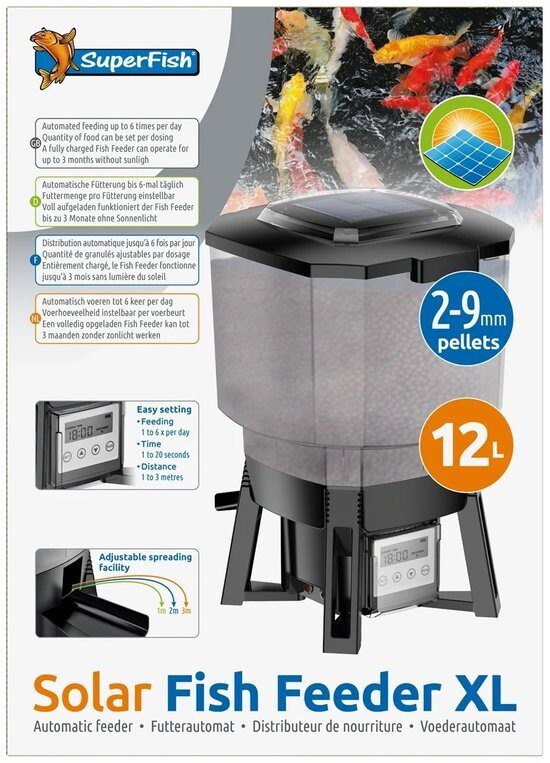 Superfish Solar fish feeder xl
