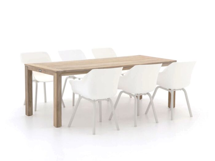 Hartman tuinmeubelen Hartman Sophie Element/ROUGH-S 220cm dining tuinset 7-delig Laagste prijsgarantie! – Bruin