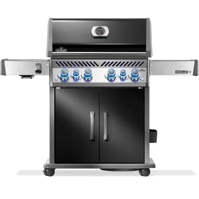 Napoleon grills Rogue Pro-S 525 met gietijzeren roosters zwart barbecue
