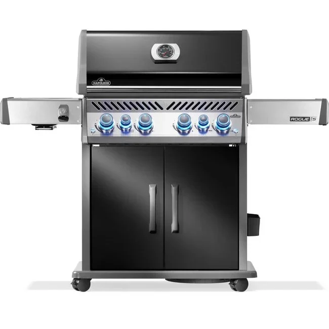 Napoleon grills Rogue Pro-S 525 met gietijzeren roosters zwart barbecue