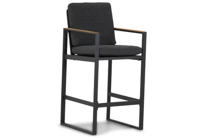 Santika Furniture Soray barstoel antraciet - Grijs-antraciet