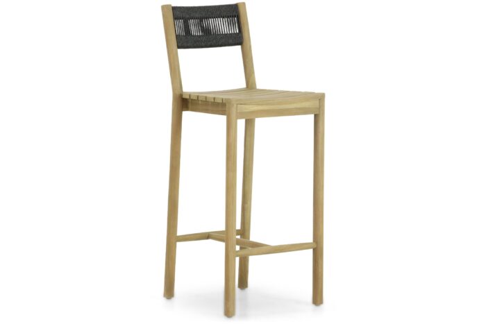 Santika Furniture Suka barstoel – Old teak greywash