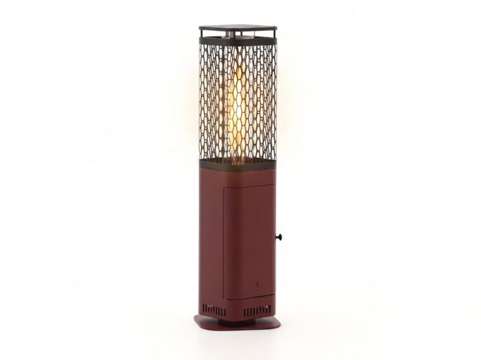 Monti HeatLine + 15% kassakorting | Blaze pellet terrasverwarmer 26x26x95cm – Rood
