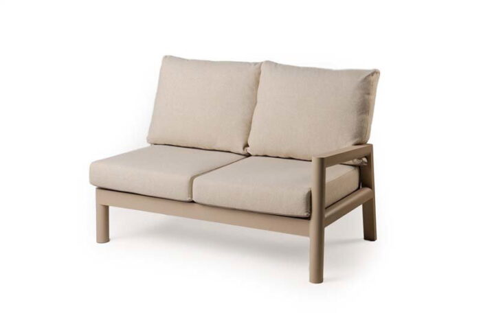 Tierra outdoor Sevilla 2-zits lounge bank links champagne