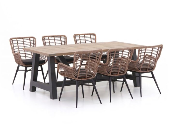 Intenso Furniture Intenso Asti/Bresimo 260cm dining tuinset 7-delig Laagste prijsgarantie!
