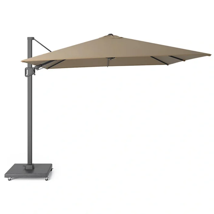Buitengewoon de boet Halifax Zweefparasol 300x300 cm Taupe