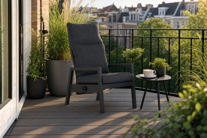 Lifestyle Garden Furniture Venice lounge tuinstoel – Grijs-antraciet