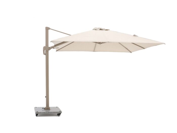 Tierra Outdoor Duraflex zweefparasol 300x300cm – Wit