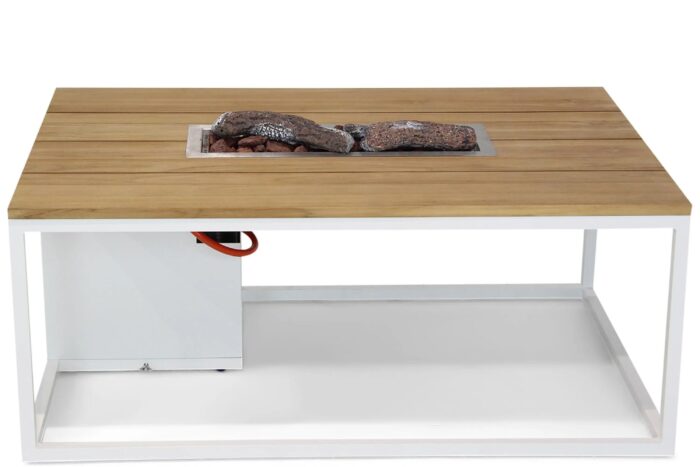 Cosiloft lounge vuurtafel 120 x 80 cm – Wit