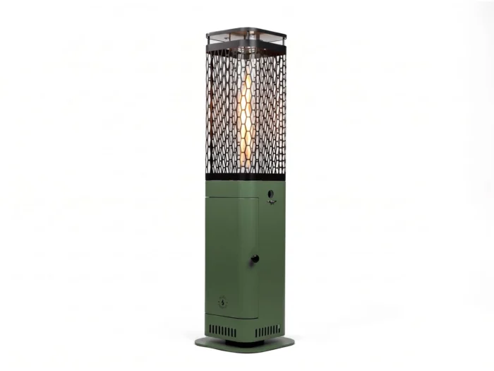 Monti HeatLine + 15% kassakorting | Blaze pellet terrasverwarmer 26x26x95cm - Groen