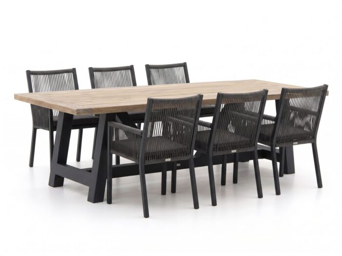 Manifesto Furniture Rivola/Bresimo 260cm dining tuinset 7-delig