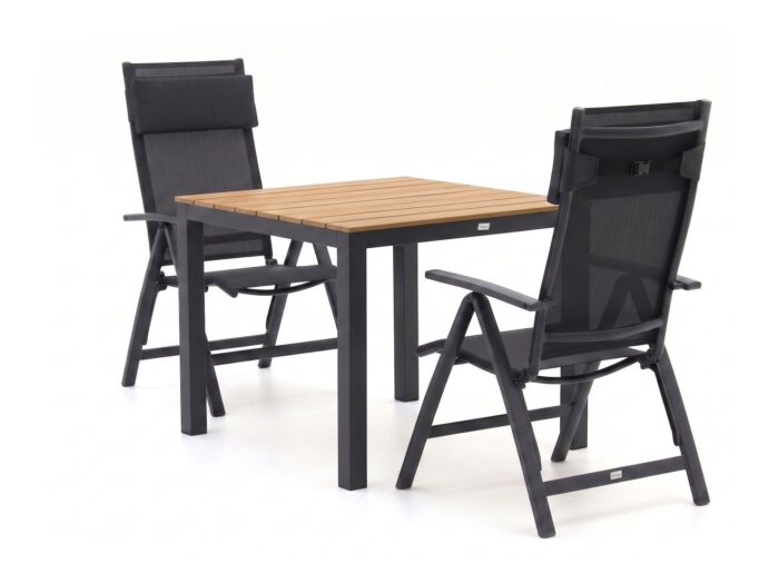 Bellagio tuinmeubelen Bellagio Avenza/Fidenza 90cm dining tuinset 3-delig verstelbaar Laagste prijsgarantie!