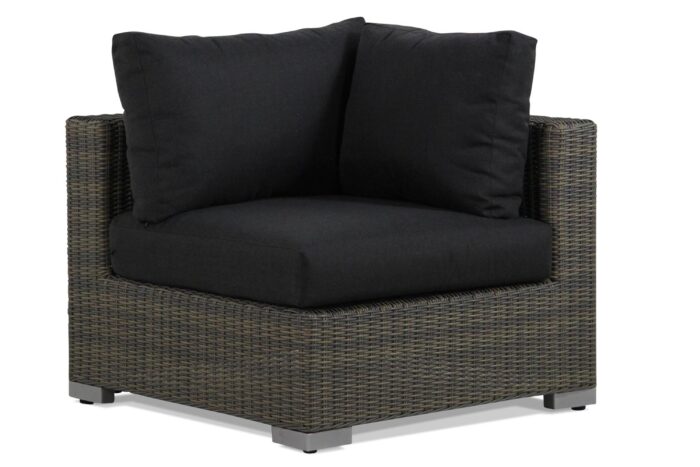 Garden Collections Toronto hoek module – Taupe-naturel-bruin