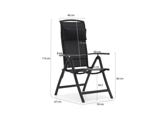 Forza Furniture Forza Capri standenstoel met Bova voetenbank Laagste prijsgarantie! – Grijs